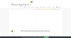 Desktop Screenshot of memoriesofgrowingup.com